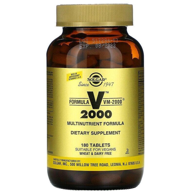 Мультивітаміни Сольгар, Формула ВМ-2000, 180 таблеток від компанії Інтернет магазин "Канбан" - фото 1
