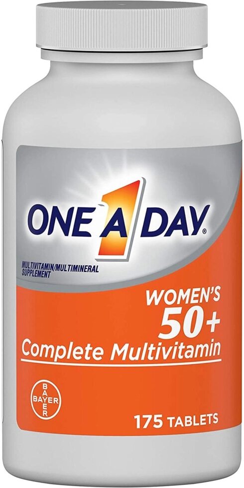 Мультивитамины и минералы для женщин старше 50 лет One-A-Day, Bayer, 175 таблеток ##от компании## Интернет магазин "Канбан" - ##фото## 1