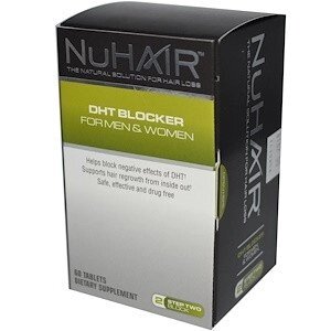 Natrol, NuHair, блокатор ДГТ для чоловіків і жінок, 60 таблеток