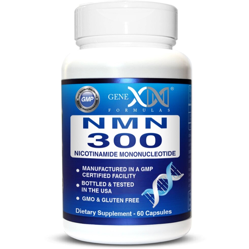 NMN 300 Genex Formulas, никотинамид мононуклеотид (НМН), 60 капсул, сделано в США від компанії Інтернет магазин "Канбан" - фото 1