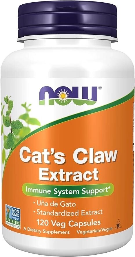 NOW Foods, екстракт котячого кігтя (Cat's Claw), 120 вегетаріанських капсул від компанії Інтернет магазин "Канбан" - фото 1