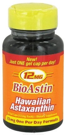 Nutrex Hawaii, BioAstin, Гавайський астаксантин, 12 мг, 50 гелевих капсул від компанії Інтернет магазин "Канбан" - фото 1