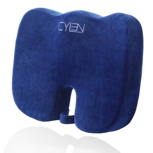 Ортопедична подушка для сидіння з піни з пам'яттю CYLEN Memory Foam для великого і середнього ваги