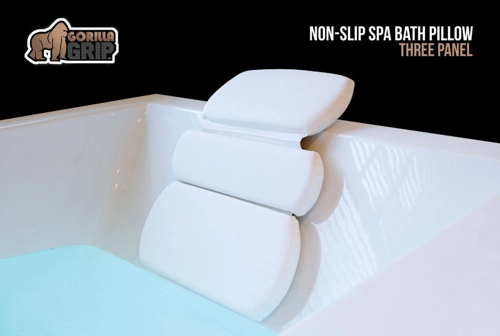 Ортопедична подушка для ванної The Original GORILLA GRIP (TM), Luxury 3-Panel на потужних присосках. від компанії Інтернет магазин "Канбан" - фото 1