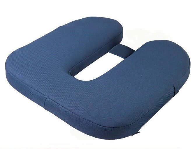 П-образна ортопедична подушка для сидіння. ДЛЯ ВОДІЇВ. Використовується при лікуванні і профілактики від компанії Інтернет магазин "Канбан" - фото 1