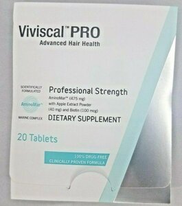 Вітаміни для волосся Viviscal Professional, 20 таблеток. Зроблено в США.