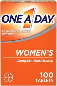 Мультивітаміни і мінерали для жінок One-A-Day, Bayer, 100 таблеток