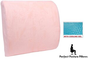 Ортопедична спинка з піни з пам'яттю Perfect Posture Pillows для поперекової підтримки (високої пл
