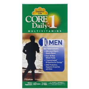 Country Life, Core Daily, Мультівітаміни для чоловіків, 60 таблеток