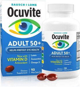 Ocuvite, для зору, для людей старше 50, 90 таблеток