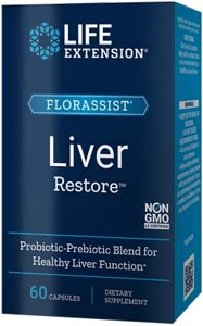 Life Extension, FLORASSIST Liver Restore (Відновлення печінки), 60 капсул