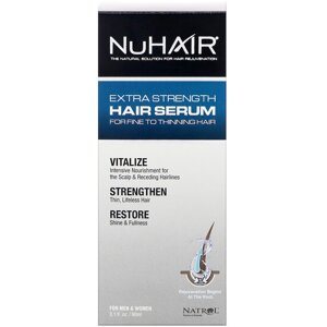 Natrol, NuHair, сироватка для волосся, відповідна чоловікам і жінкам, 3,1 ж. унц. (90 мол)