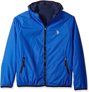 Чоловіча куртка U. S. Polo Assn. Men "s Reversible Softshell To Fleece Hoodie, China Blue, L