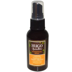 Спрей Hugo Naturals з ефірною олією ванілі і солодкого апельсина, 60 мл