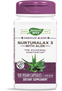Натуральне проносне Naturalax 3, Nature's Way, 410 мг, 100 капсул. Зроблено в США.