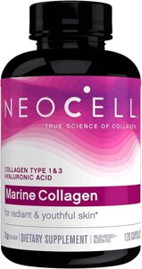 Морський колаген, Neocell, 120 капсул. Зроблено в США.