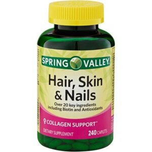 Вітаміни для волосся, шкіри, нігтів Spring Valley, 240 таблеток.