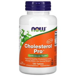 NOW Foods, Cholesterol Pro, для здорового рівня холестерину, 120 таблеток