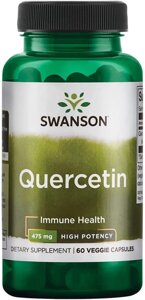 Swanson Кверцетин, 475 мг, 60 вегетарианских капсул