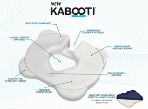 Ортопедична подушка для сидіння Kabooti (синя)
