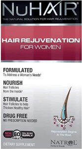 Natrol NuHair Відновлення волосся для жінок - 60 таблеток