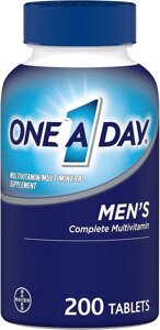 Мультивітаміни для чоловіків, One-A-Day, Bayer, 200 таблеток