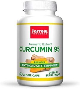 Jarrow Formulas, Куркумин 95, 500 мг, 60 рослинних капсул