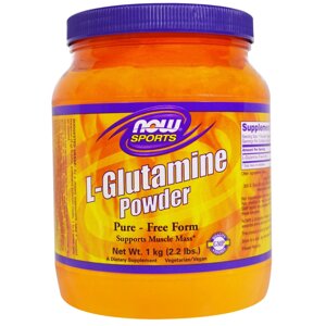 L-глютамін, Now Foods, Спорт, порошок, 1 кг