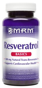 Ресвератрол MRM, екстракт червоного вина та насіння винограду, 350 мг, 60 капсули