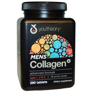 Колаген для чоловіків, Youtheory, 290 таблеток