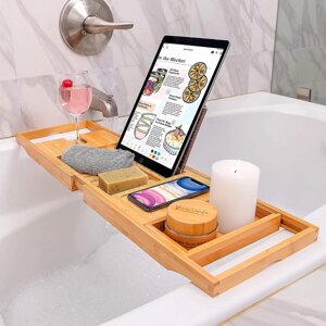 Столик для ванны бамбуковый Homemaid Living