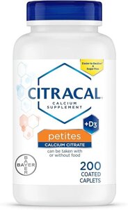 Citracal, Кальцієва добавка + D3, 200 таблеток в оболонці