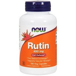 Рутин, Now Foods, 450 мг, 100 рослинних капсул