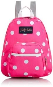 Маленький рюкзак JanSport Half Pint Backpack Fluorescent Pink Spots