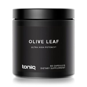 Екстракт оливкових листя (Олеуропеін 40%), Toniiq, 500 мг, 60 капсул