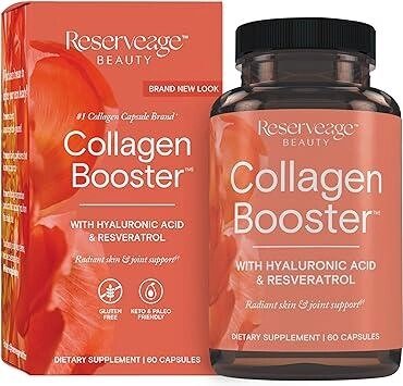 Reserveage Nutrition, Collagen Booster з гіалуроновою кислотою та ресвератролом, 120 капсул від компанії Інтернет магазин "Канбан" - фото 1