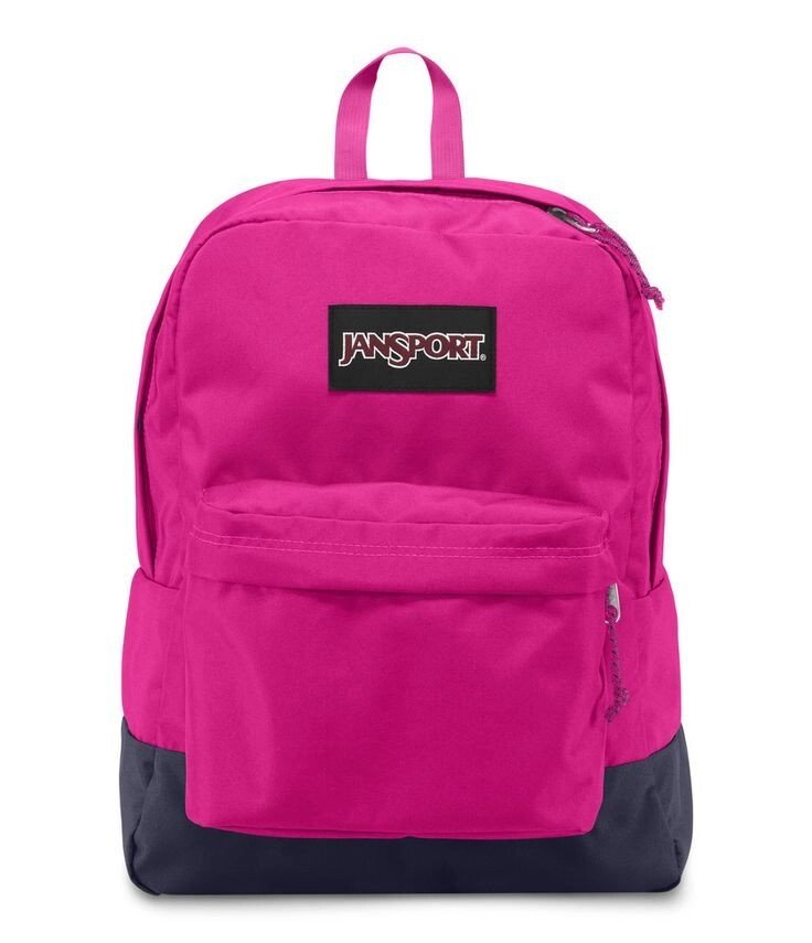 Рюкзак JanSport SuperBreak Backpack (Cyber ​​Pink - Black Label) від компанії Інтернет магазин "Канбан" - фото 1