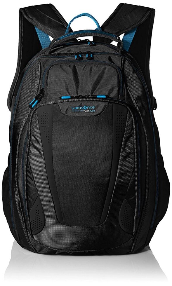 Рюкзак Samsonite Vizair 2 Laptop Backpack, Black / Electric Blue від компанії Інтернет магазин "Канбан" - фото 1