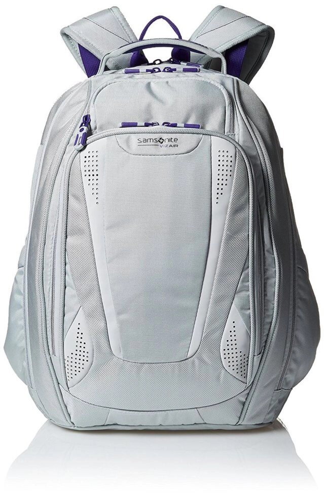 Рюкзак Samsonite Vizair 2 Laptop Backpack, Silver / Purple від компанії Інтернет магазин "Канбан" - фото 1