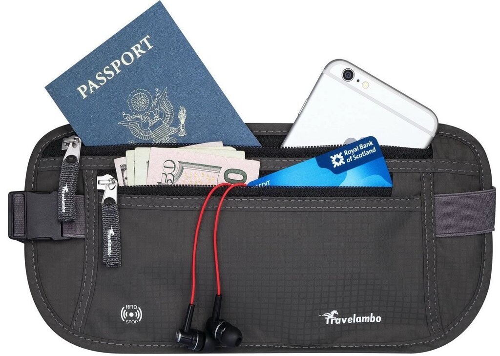 Секретна сумка на пояс Travelambo з RFID захистом від компанії Інтернет магазин "Канбан" - фото 1