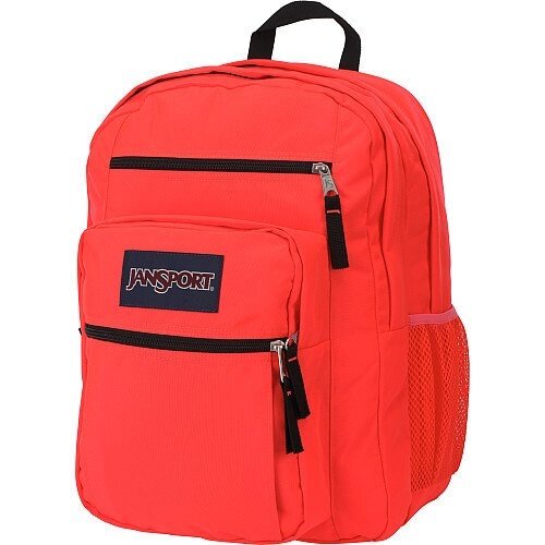 Великий рюкзак JanSport Big Student Backpack Fluorescent Red - Black Label від компанії Інтернет магазин "Канбан" - фото 1