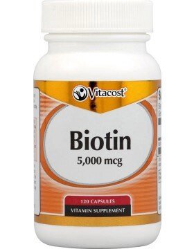 Vitacost Біотин 5000 мкг, 120 капсул. Зроблено в США. від компанії Інтернет магазин "Канбан" - фото 1
