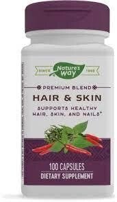 Вітаміни для волосся і шкіри, з МСМ і глюкозаміном, Nature's Way. Зроблено в США. 100 капсул від компанії Інтернет магазин "Канбан" - фото 1