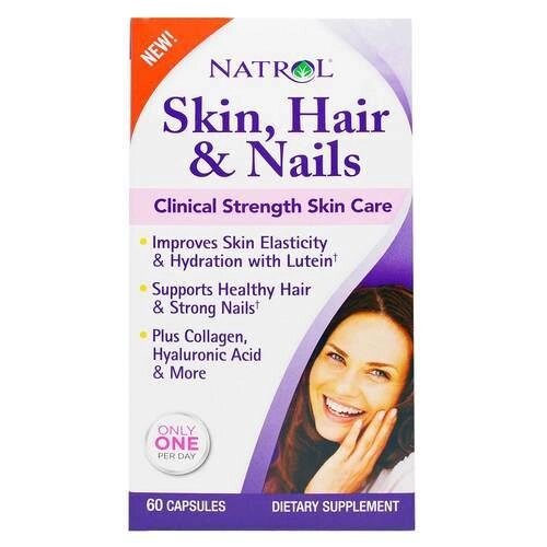 Вітаміни для волосся, шкіри і нігтів для жінок, Natrol. Зроблено в США. від компанії Інтернет магазин "Канбан" - фото 1