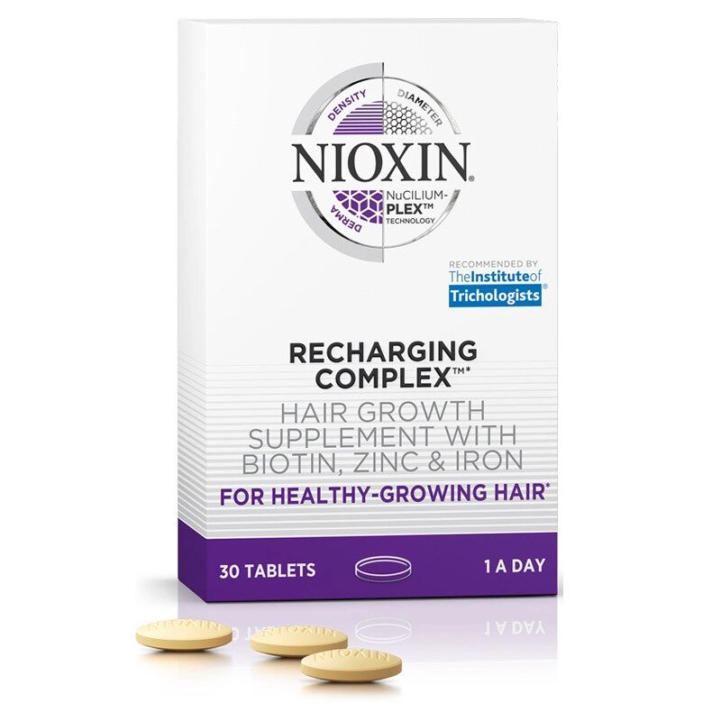 Витамины для волос Nioxin Recharging Complex, 30 таблеток. ##от компании## Интернет магазин "Канбан" - ##фото## 1