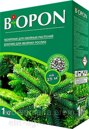 Biopon, Польща. добриво для хвойних, 1 кг від компанії ᐉ АГРОМАГАЗИН «ELIT-AGRO» / ТОВАРИ для будинку, саду, городу - фото 1