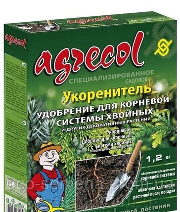 Добриво 'Agrecol' для кореневої системи хвойних (1,2 кг) від компанії ᐉ АГРОМАГАЗИН «ELIT-AGRO» / ТОВАРИ для будинку, саду, городу - фото 1