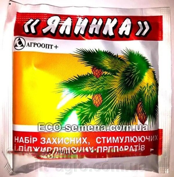 Фунгіцид Ялинка (3 в 1) 35 г від компанії ᐉ АГРОМАГАЗИН «ELIT-AGRO» / ТОВАРИ для будинку, саду, городу - фото 1