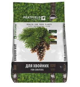 Субстрат для хвойних рослин Peatfield (Пітфілд) 40 л