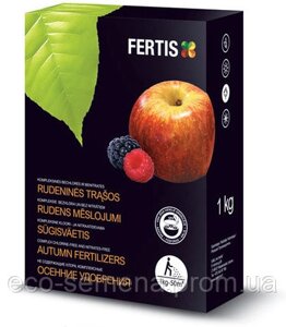 Fertis. Добриво Осіннє для Плодових дерев і ягід, комплексне (без хлору та азоту), 1 кг